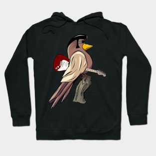 Bird Rockabilly: Where Bird and Rock 'n' Roll Collide! Hoodie